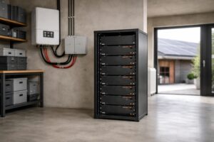 Moduláris energiatároló rack-szekrényben, hibrid inverter mellett – Pylontech US5000 műszaki adatok és bővíthetőség